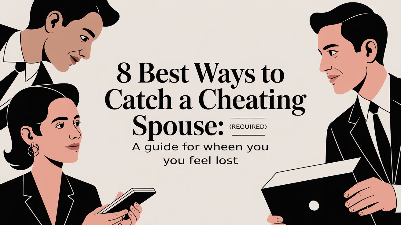 Best Ways to Catch a Cheating Spouse (2026 Guide)