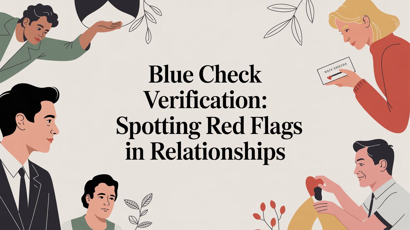 Blue Check Verification: Spotting Red Flags in Relationships