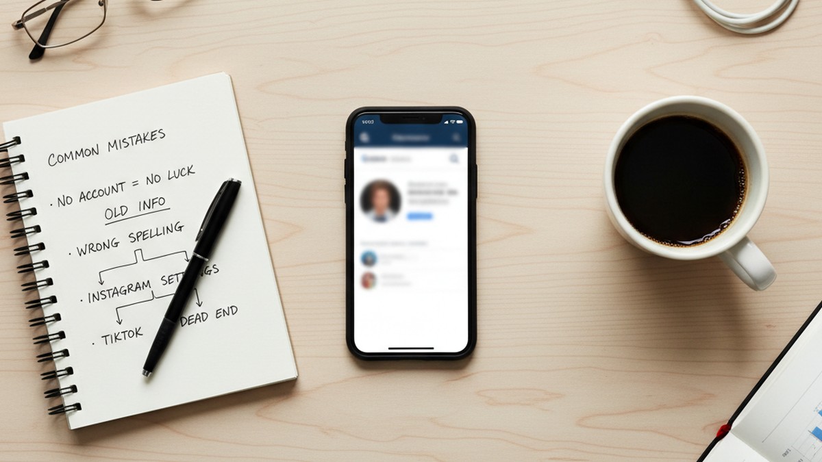 Flat-lay desk with phone and research notes