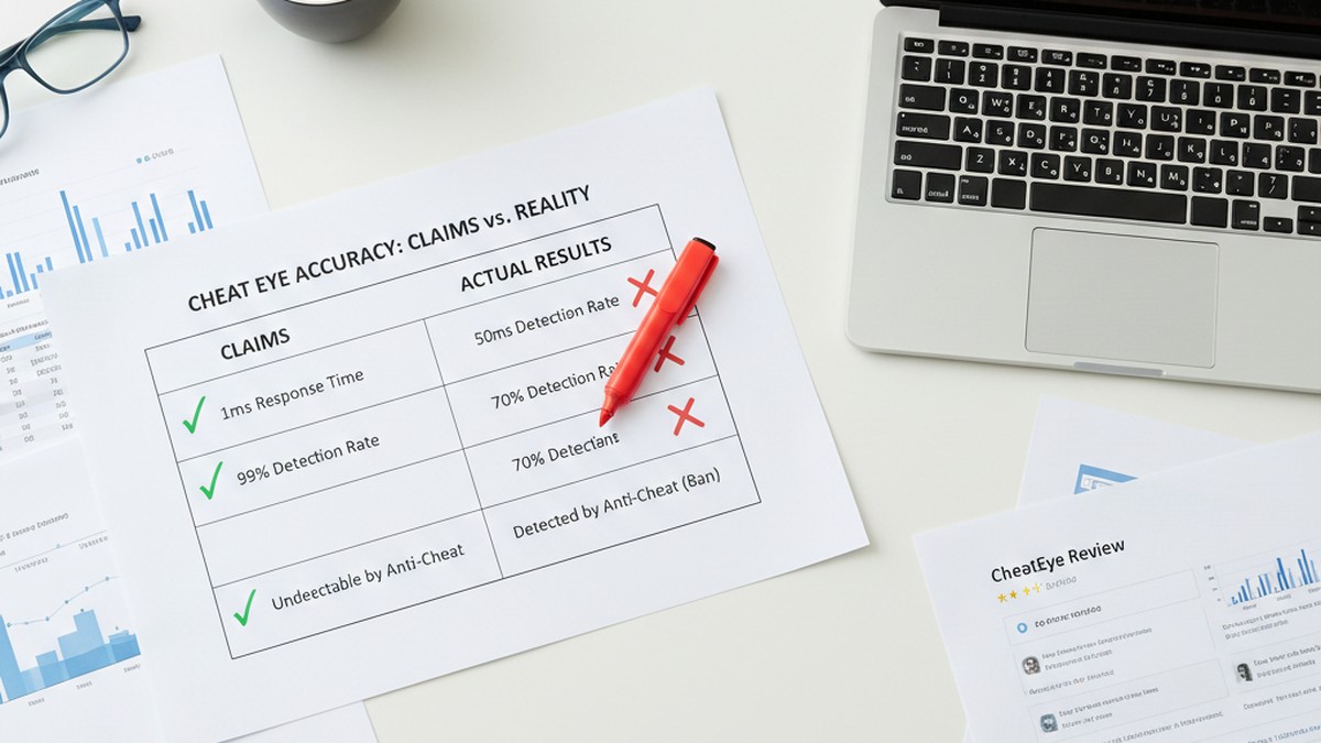 Research materials comparing accuracy claims versus independent test results
