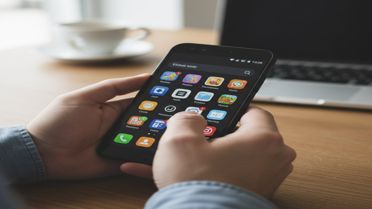 Searching through Android phone app drawer for hidden cheating apps