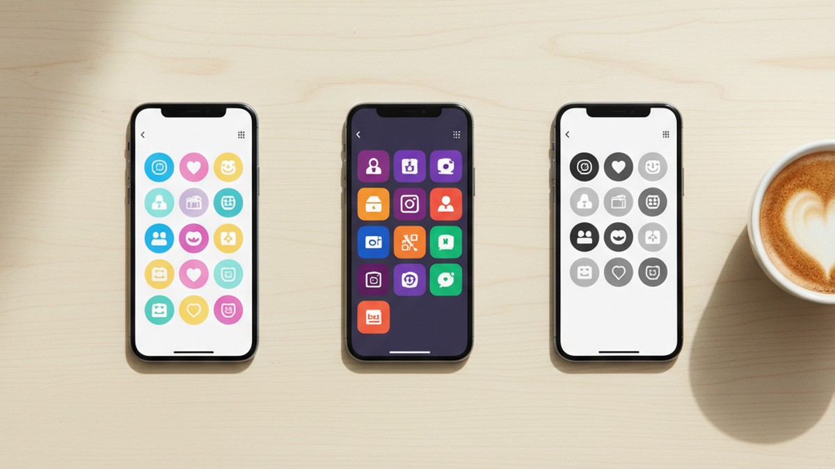Three smartphones side by side comparing multiple dating app platform coverage