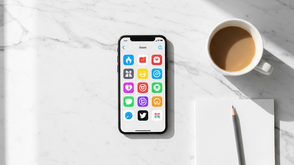 Multiple dating app icons on a smartphone screen representing the platforms used in Cleveland