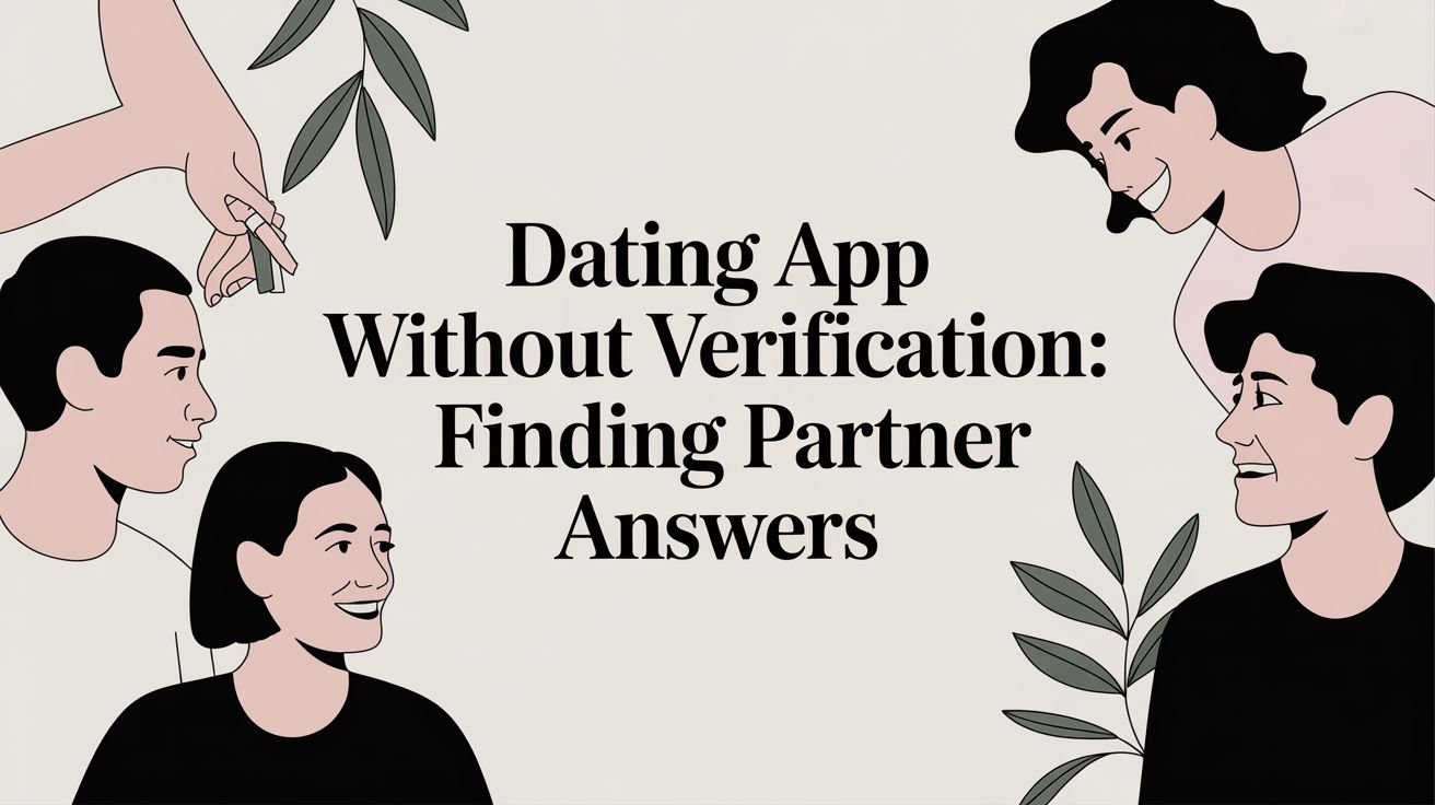 Dating App Without Verification: Finding Partner Answers