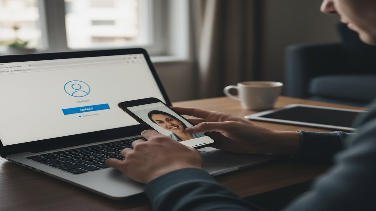 Reverse image search being used to verify a dating profile photo