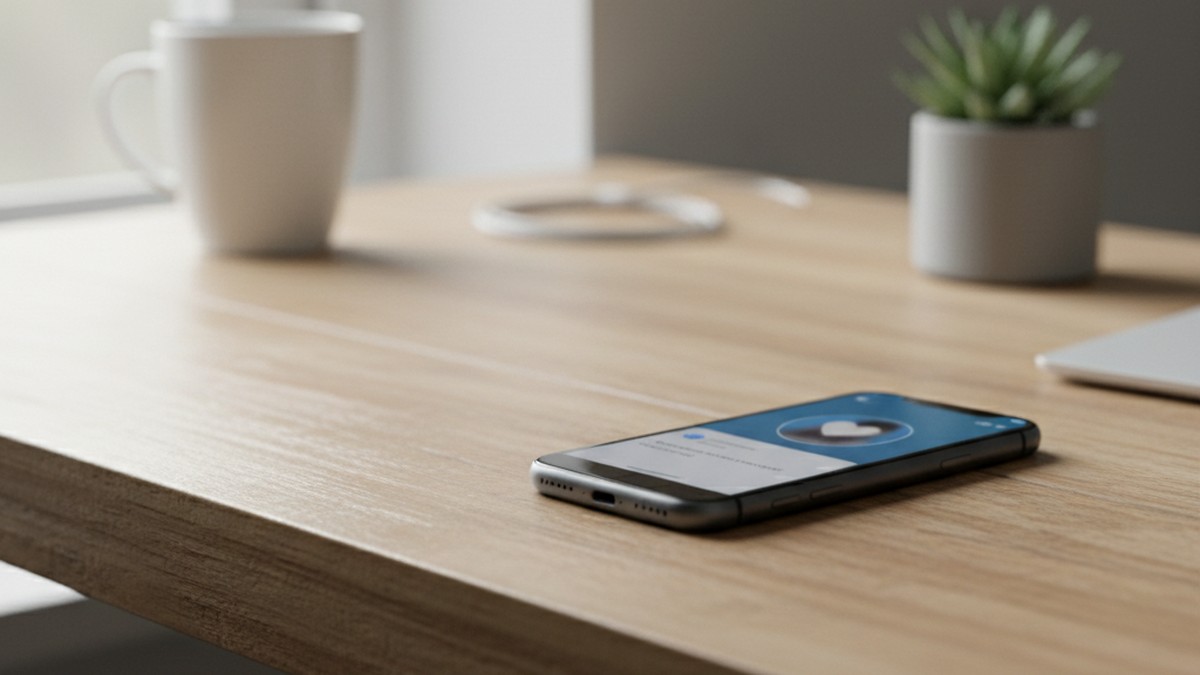 Smartphone on desk with notification badge visible, illustrating how a Hinge profile stays active after deleting the app