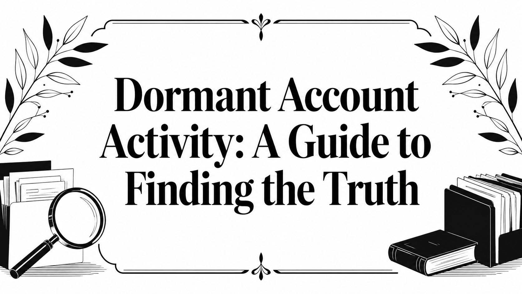 Dormant Account Activity: A Guide to Finding the Truth