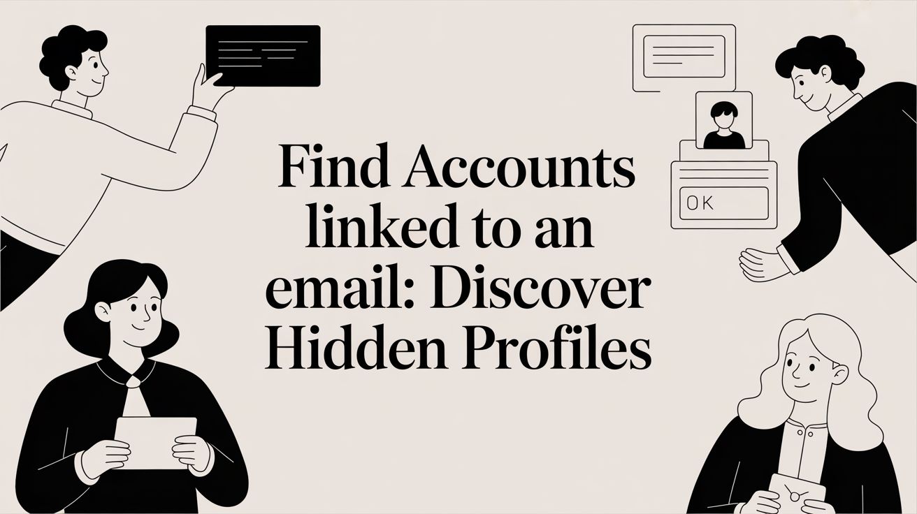 A Guide to Finding Accounts Linked to an Email When You Suspect Infidelity