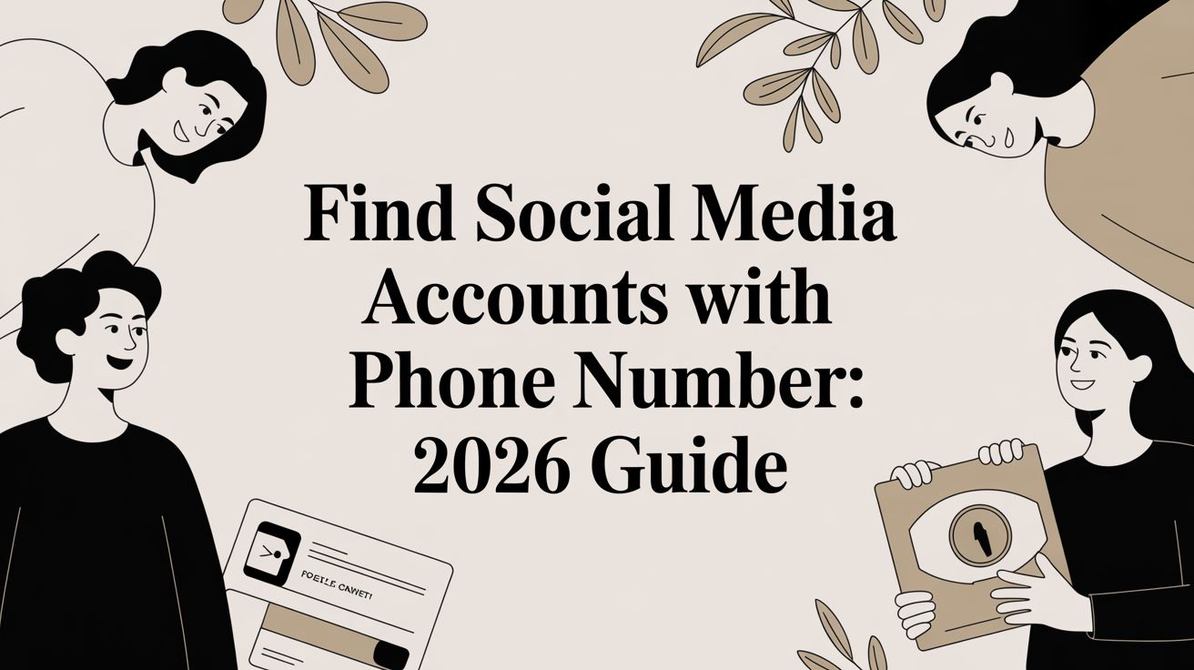 Find Social Media Accounts With Phone Number: 2026 Guide