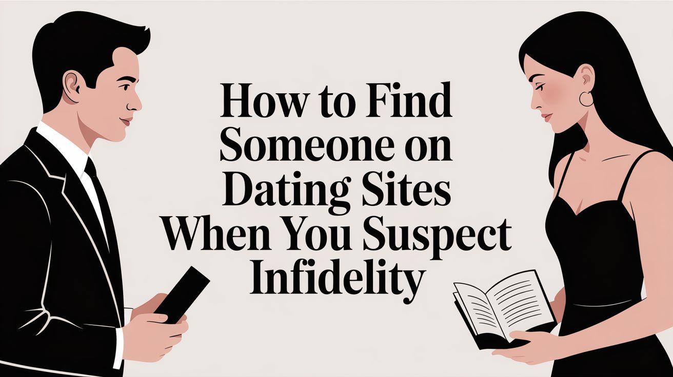 How to Find Someone on Dating Sites When You Suspect Infidelity