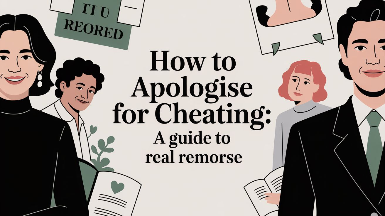 How to Apologise for Cheating: A Guide to Real Remorse
