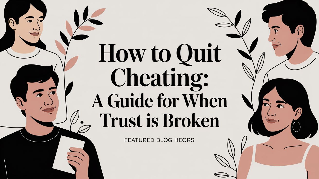 How to Quit Cheating: A Guide for When Trust is Broken