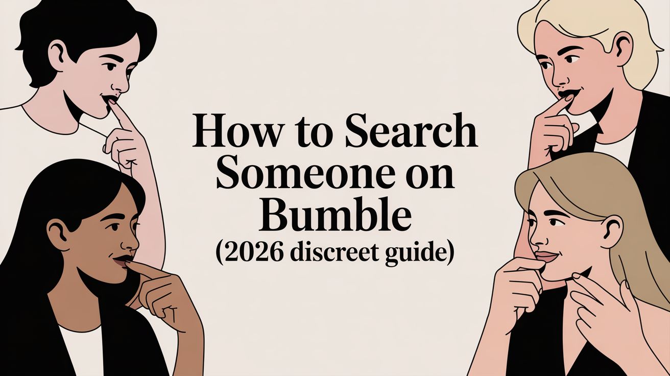 How to Search Someone on Bumble (2026 Discreet Guide)