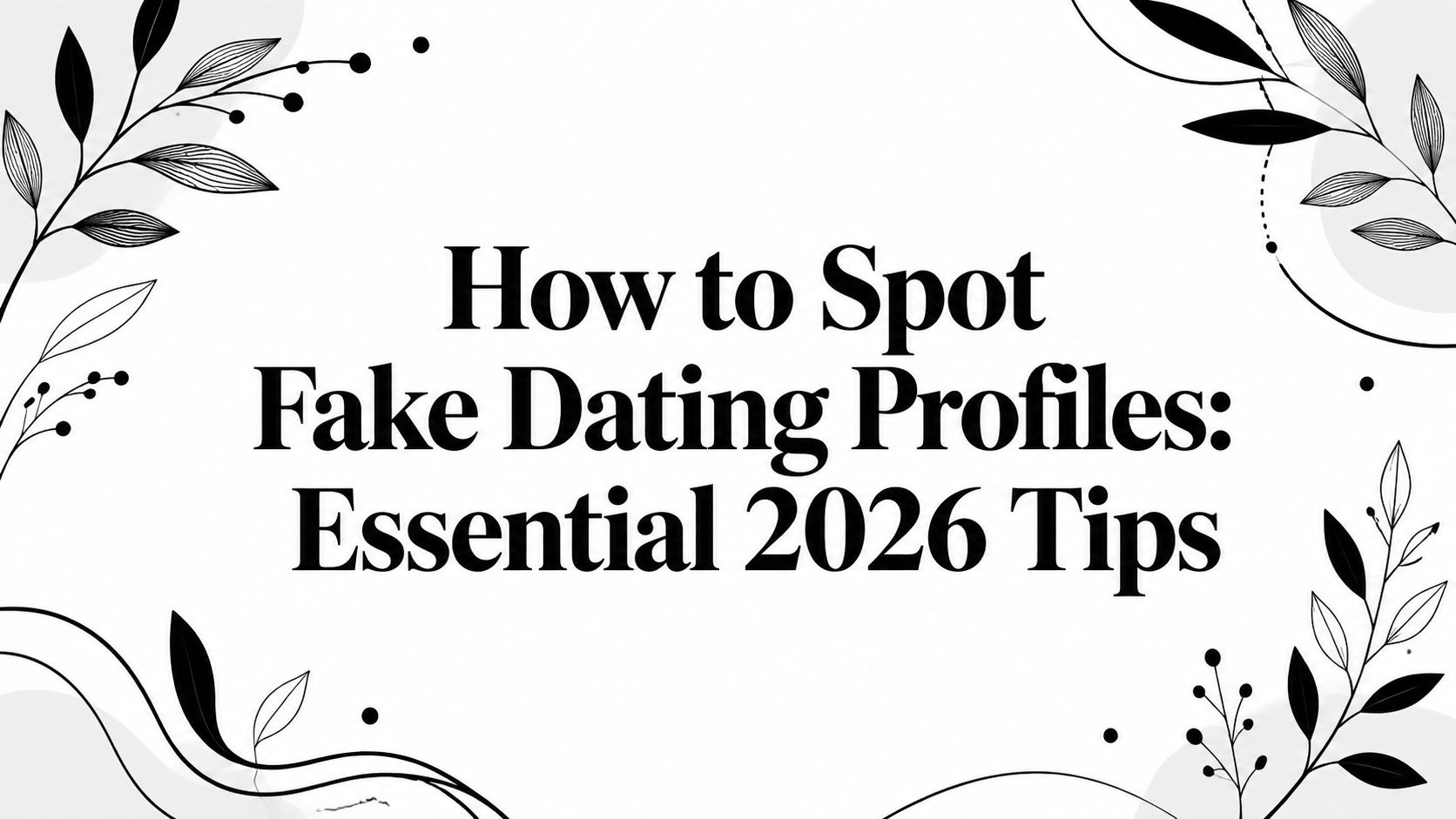 How to Spot Fake Dating Profiles: Essential 2026 Tips