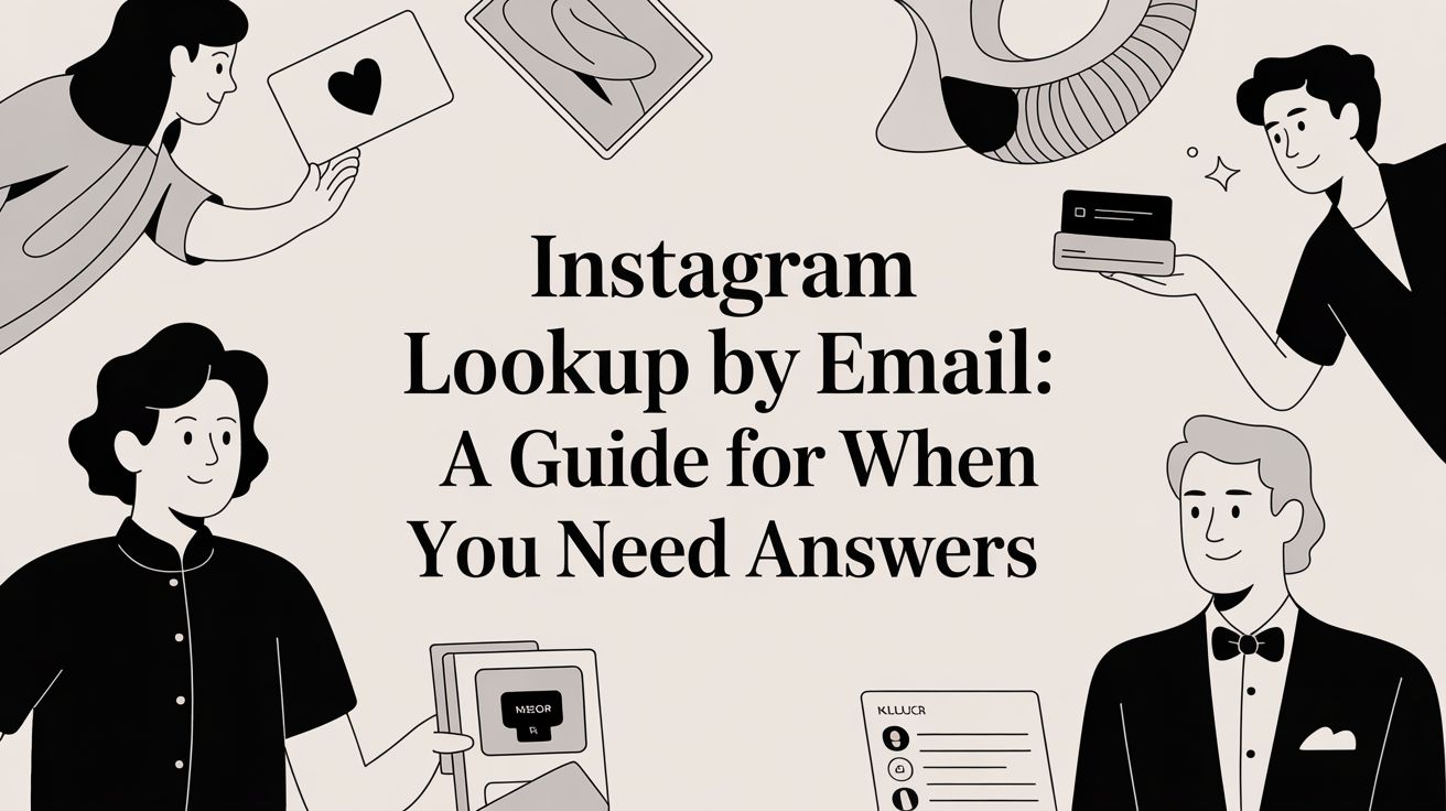 Instagram Lookup by Email: A Guide for When You Need Answers