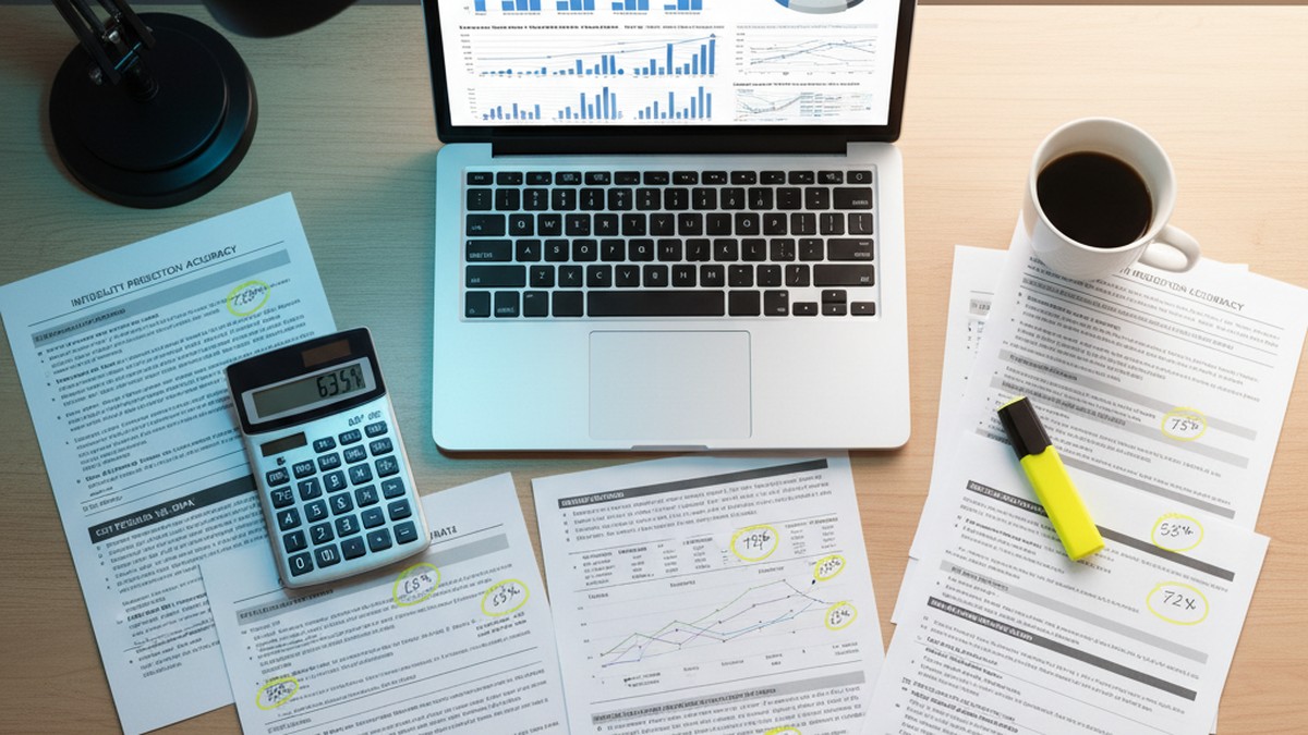Overhead view of research desk with infidelity statistics and highlighted data papers