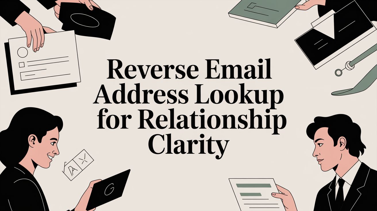 Reverse Email Address Lookup: Finding Clarity When You Suspect the Worst