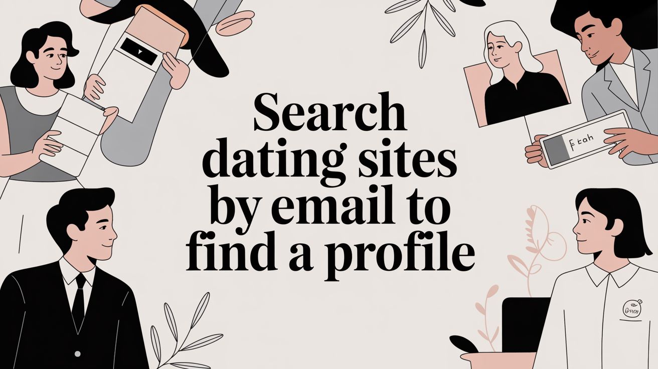 Search Dating Sites by Email to Find a Profile