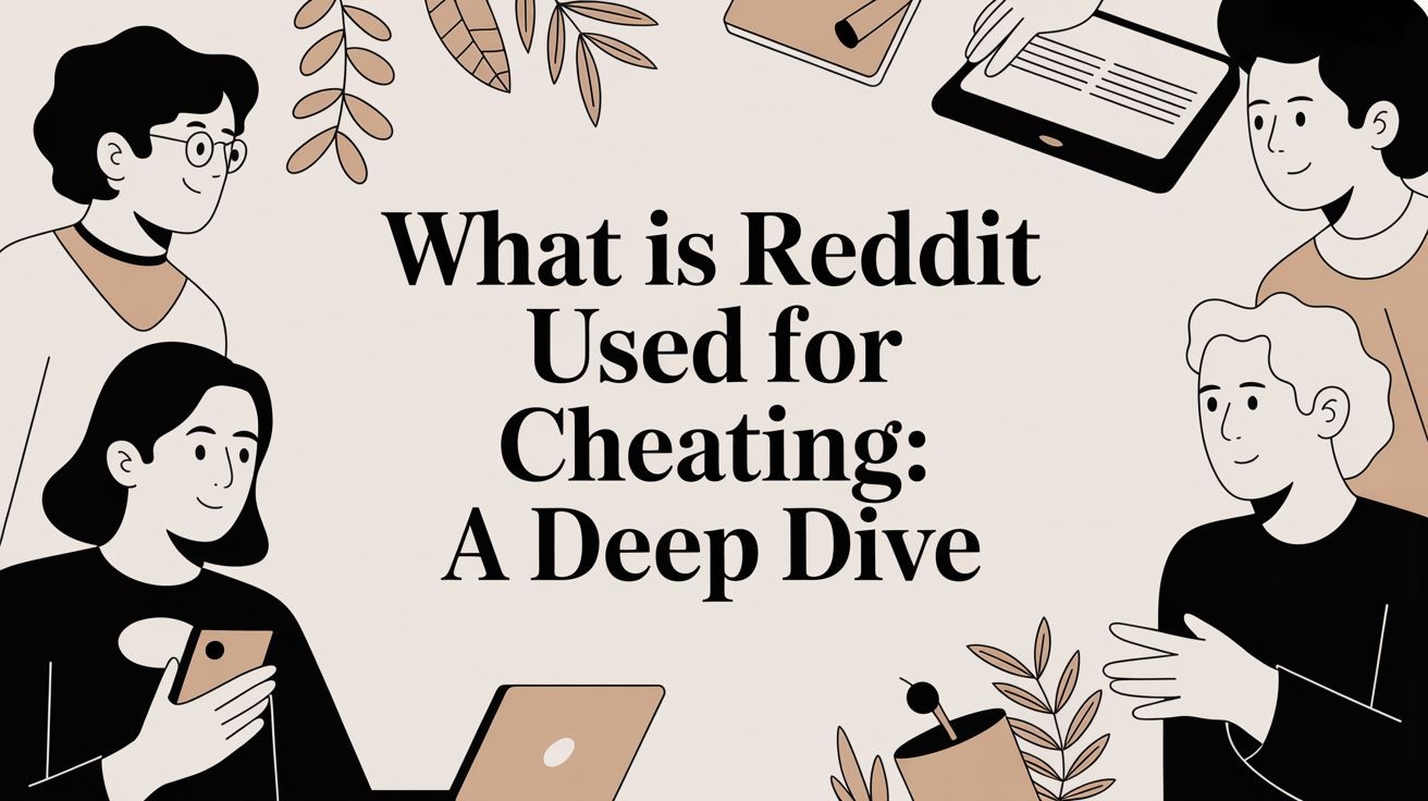 What is Reddit Used For Cheating: A 2026 Guide For When You're Worried