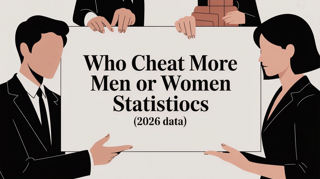 Who Cheat More Men or Women Statistics (2026 Data)